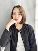 20代30代40代　重めカジュアル外国人透明感小顔ボブ＃983