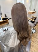 ブリーチありサンドベージュカラー
