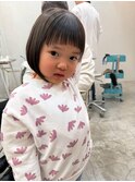 【キッズカット】フェザーショート/大人可愛いくびれボブ本厚木