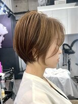ブレス ヘアデザイン(BLESS hair design)&nbsp;静岡ショートカット白髪染め切りっぱなしボブ大人ショートボブ