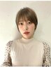 【気になるうねりを楽に】顔まわり縮毛矯正＋似合わせカット