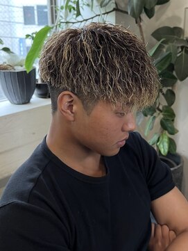 ビーテックバイゼン(B TECH by Zen) 【バチイケ】縦落ちツイスト×ハイライト