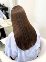 ノエシキカ(noe sikika) くびれヘア/アプリコットオレンジ/ハイライトカラー/栄l52