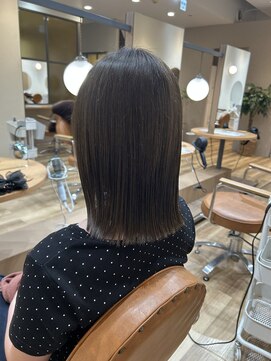 ヘアポケット スタイル店(HAIR POCKET) 暗めオリーブカラー