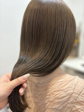 ビューティーサロン グレース(BeautySalon GRACE) Wカラーで透明感オリーブベージュ
