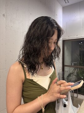 タロ(TALO) 【TALO】　ロングボブ　パーマ