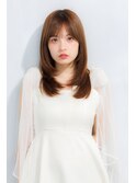 レイヤーカット　韓国　くびれレイヤー