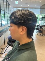 ダブル(W) 丸みミディ/顔周りレイヤーカット