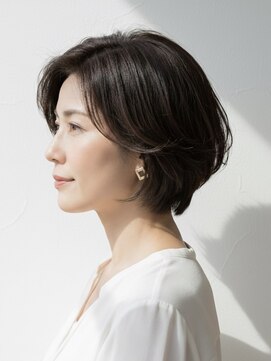 ビュートリアム265(BEAUTRIUM 265) 40代/50代/60代ひし形小顔ショートボブ絶壁解消白髪ぼかし△62