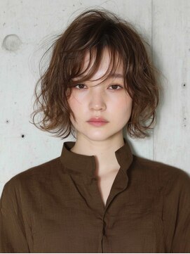 アンドレイ 表参道(andrey) 黒髪カタログ/クラゲヘアー/オリーブグレー/表参道