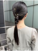〈Tierra毛利仁美〉和装にも！タイトポニーテール