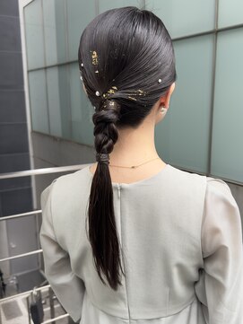 〈Tierra毛利仁美〉和装にも！タイトポニーテール