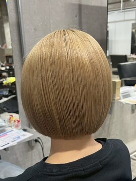 ラック 表参道(LUCK) 切りっぱなしボブ/ケアブリーチ/ブリーチ/表参道