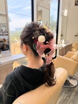 リリカル ヘアオブジェ&nbsp;高めあみおろし