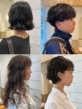 バロン(Ballon)の写真/【再現性×ダメージレス】毎日のセットが楽になるパーマ♪メンズパーマもお任せください!