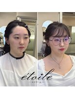 エトワール&nbsp;フルメイクビフォーアフター