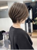 40代50代60代絶壁補正ショート白髪ぼかし銀座大人な丸みくびれ井