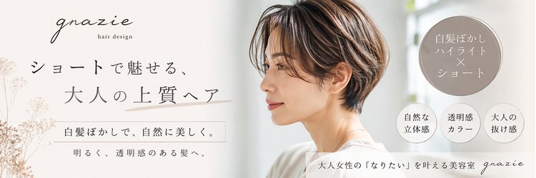 グラッチェ(grazie)のサロンヘッダー