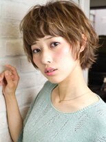 パティオン(PATIONN)&nbsp;眉上前髪外国人くせ毛風カジュアルモードメッシュショート