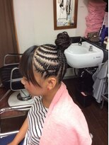 ヘアーズケアーフォルテ 編み込み