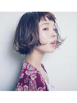 アピッシュ シーナ 海老名店(apish ciena) *ピンクブルージュ☆優しげリップハネカールボブ♪