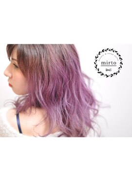 ミルト(mirto) ハイトーンカラー×バイオレット