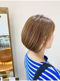 美シルエット前下がりボブ!