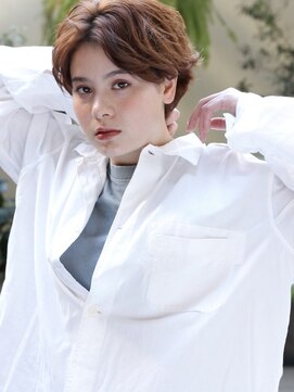 メイクス 表参道(MAKE'S omotesando) 【堀口】極細ハイライト/ハンサムショート/前髪/イメチェン