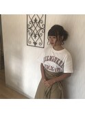 アンティーク調ツイストポニーテール