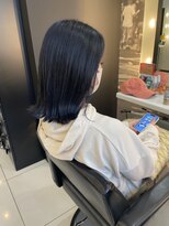 ソーホーニューヨーク 函館店(SOHOnewyork)&nbsp;ネイビーブルー/ブリーチなし/函館/五稜郭/美容室