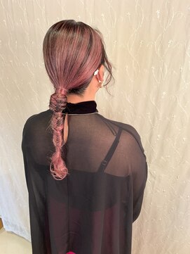 ブラウ ネイル パーティー(Blau Nail Party) フィッシュボーン編みおろし