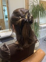 コードフルール(CODE Fleur)&nbsp;王道ハーフアップスタイル☆