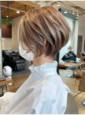 30代/40代/50代・絶壁解消×くびれショートボブ【浅野】