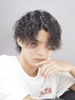 スキル(SKILL)&nbsp;うるつやセンターパート　福岡メンズパーマ