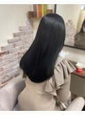 黒髪ロング