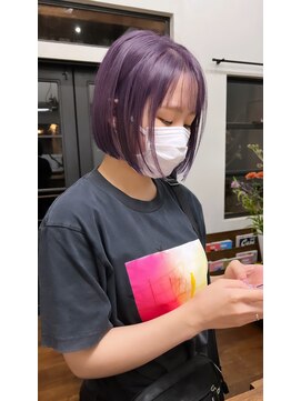 ニル(NiL) ボブ　ラベンダーカラー