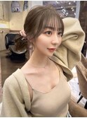 顔周り ダブルカラー 名駅 ブリーチ 髪質改善 ボブ 韓国91*
