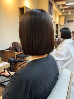 ヘアリゾート粋 ウナム 新宿東口店(enam)&nbsp;ショート/ストレート/ボブ/ナチュラルブラウン