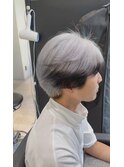 ○メンズOK シルバー エンドカラー