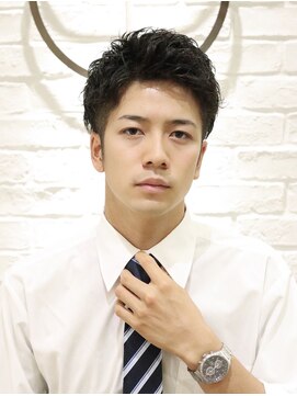 ヘアーアンドグルーミング ヨシザワインク(HAIR&GROOMING YOSHIZAWA Inc.) メンズビジネスショートツーブロックツイストスパイラルパーマ