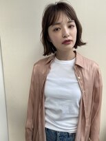 ボブ/イメチェン/美髪/小顔/前髪似合わせ/透明感カラー