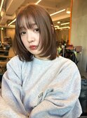 【Blanc】レイヤーボブ＿レイヤーカット＿ベージュカラー