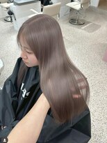 ペレ 梅田(PELE)&nbsp;くびれヘア／アプリコットオレンジ/夏のヘアアレンジ/梅田