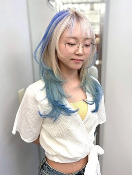 ロテ 名古屋 名駅店(Lote.) ミディアムヘア/デザインカラー/フェイスフレーミング/名古屋