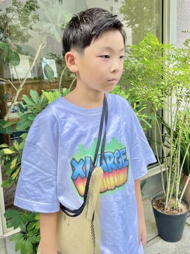 モク 神戸元町店(MOK) 【キッズカット】爽やかツーブロック!