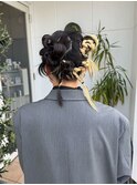 【るん】カチモリお呼ばれヘア　個性的　ヘアアレンジ