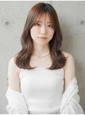 セミディxレイヤーx韓国xセンターパートx20代x30代