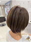 ショート/ハイライト/ロングレイヤー/髪質改善/円山/白髪ぼかし