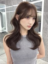 マウルルナ(MAEUL luna)&nbsp;ダークアッシュ　似合わせカット　ミディアムレイヤー