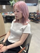 ヘアーザラブズラフズ オーガニカ 北九州(HAIR THE LOVES LAUGHS ORGANICA) ホワイトピンク
